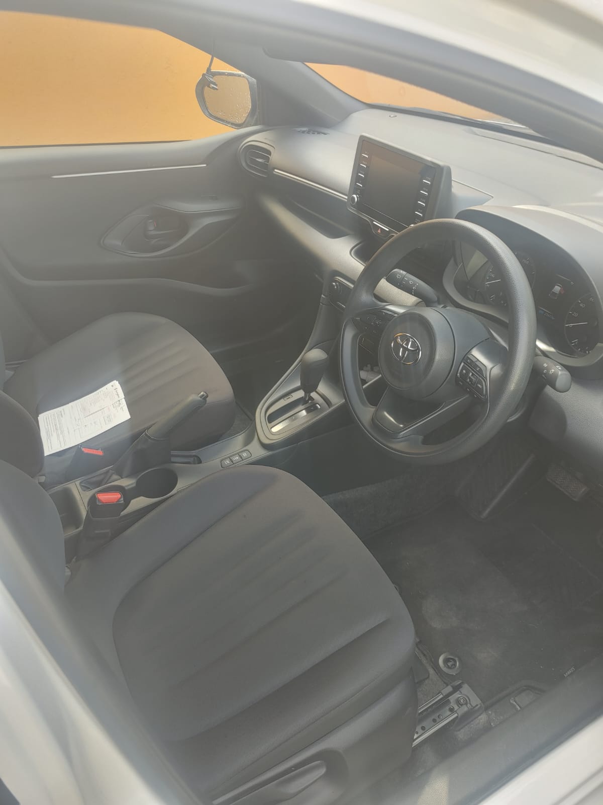 2023 White Yaris Hatchback