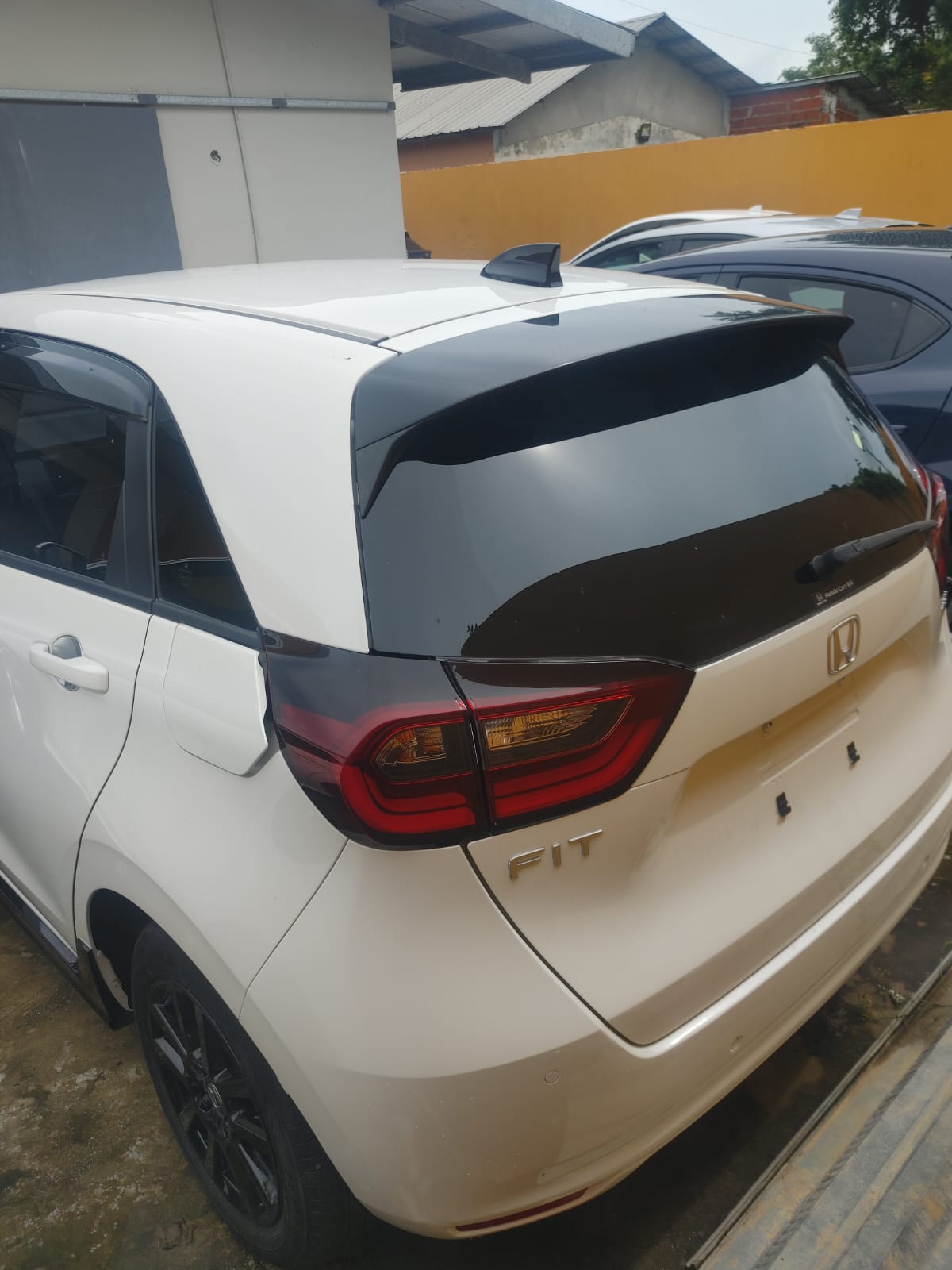 2024 White Honda Fit Deluxe