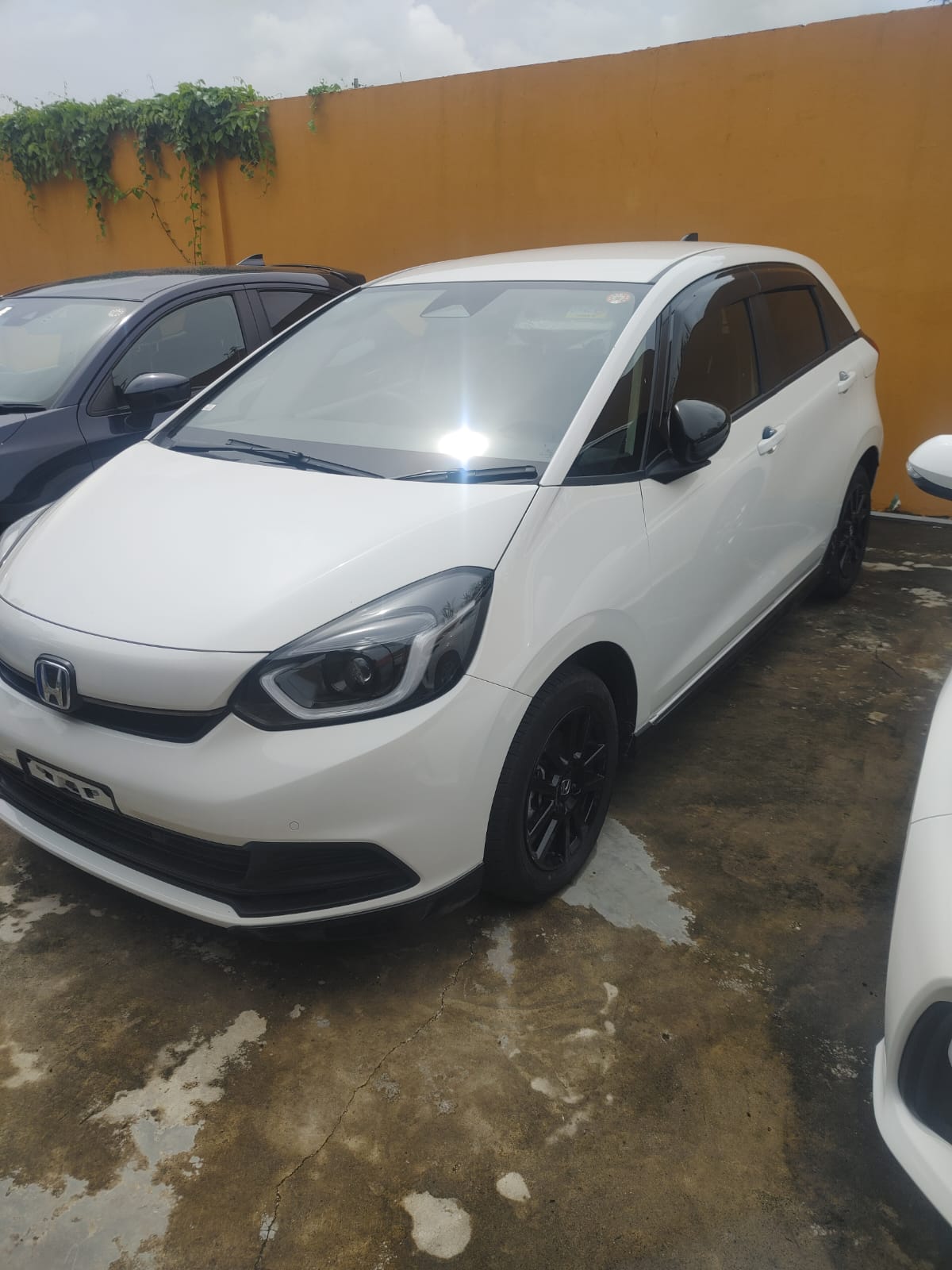 2024 White Honda Fit Deluxe
